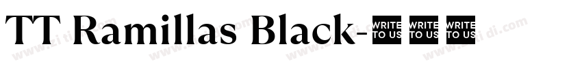 TT Ramillas Black字体转换